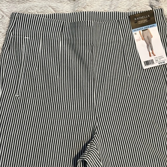 NWT Rafaella Stretch Ankle Pants Size 10 - Picture 2 of 6